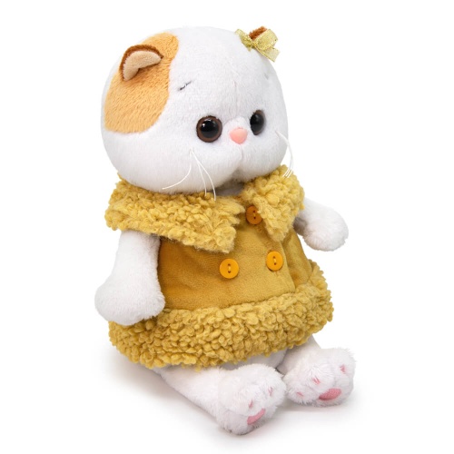 в жилете с мехом