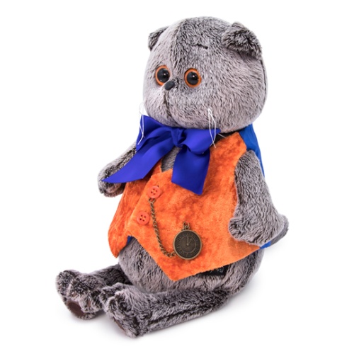 в жилете с часами