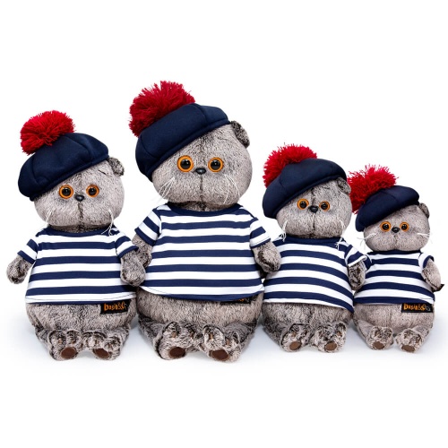 в тельняшке и берете