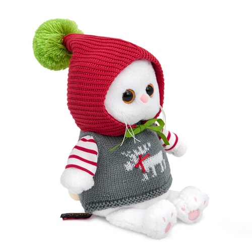 Ли-Ли беби в жилете и шапочке с помпоном