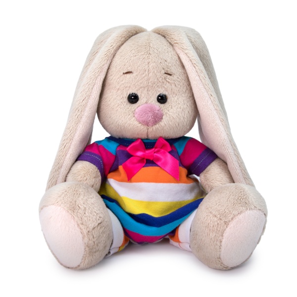 Зайка Ми в полосатом комбинезоне