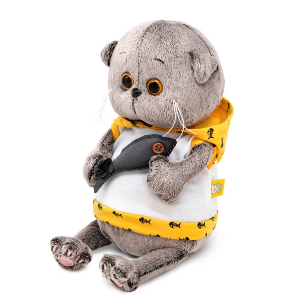 Басик беби в худи без рукавов и с рыбкой