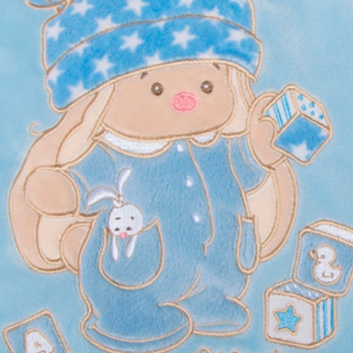 Подушка голубая