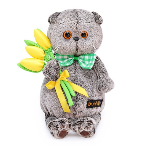 с желтыми тюльпанами