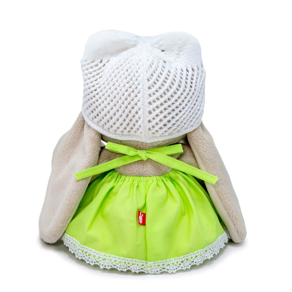 Зайка Ми в салатовом платье с кружевом