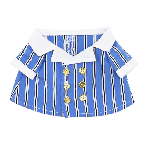 Полосатый костюм на пуговицах