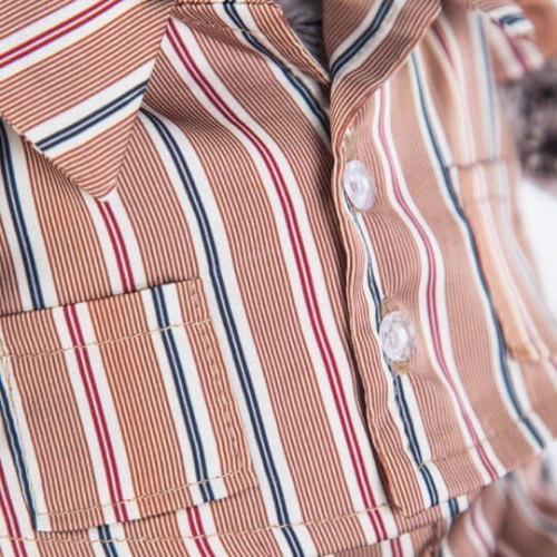 Пижама шелковая в полоску