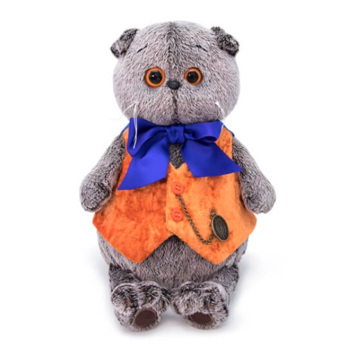 Оранжевый жилет с часами