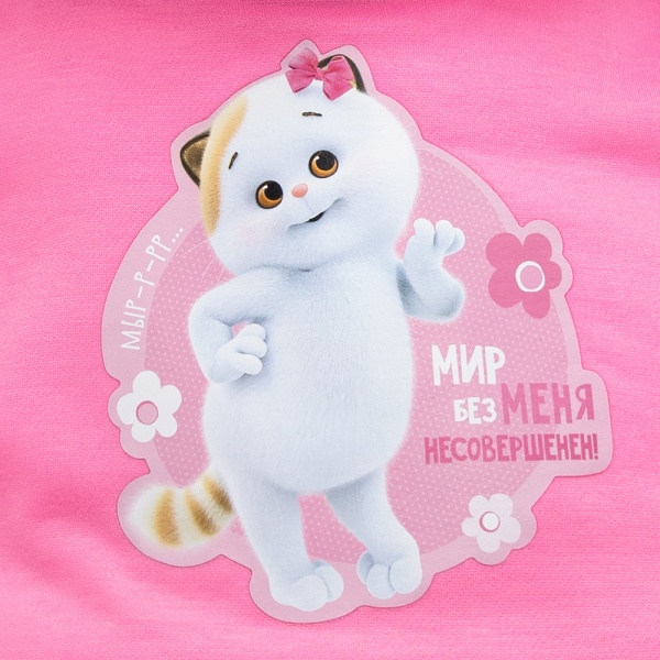 Кошечка Ли-Ли в футболке с принтом "Мультсериал"