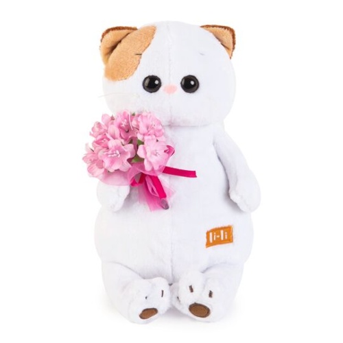 с розовым букетом