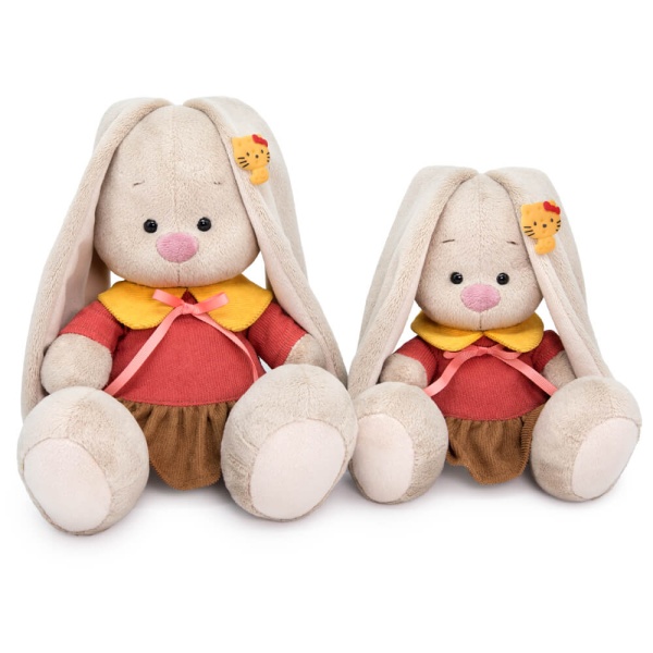 Зайка Ми в платье с желтым воротником