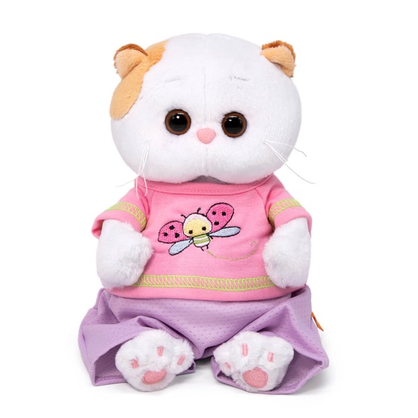 Ли-Ли беби в футболке с божьей коровкой