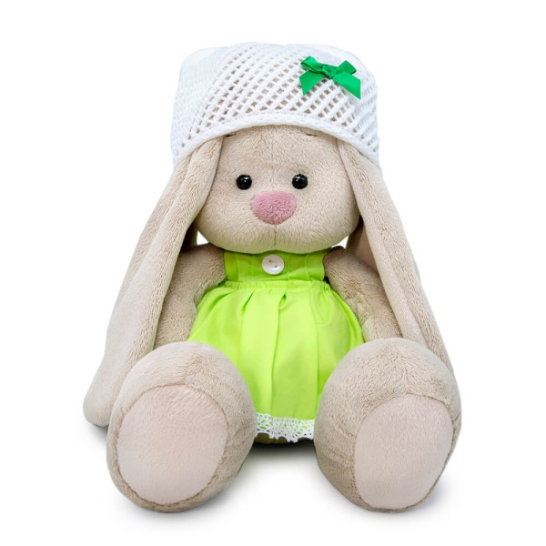 Зайка Ми в салатовом платье с кружевом