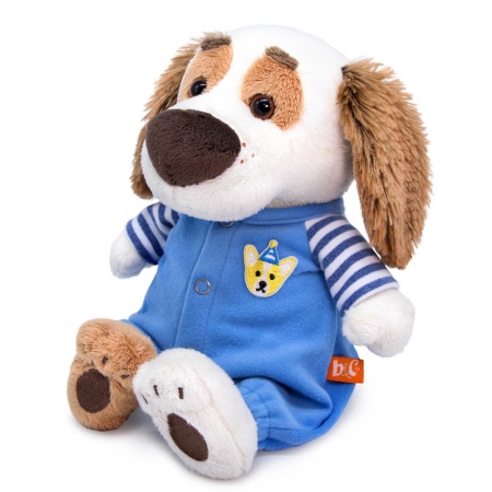 в комбинезоне с собачкой