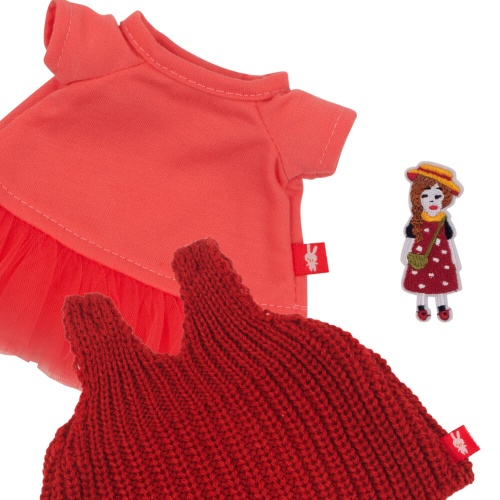 Вязаный сарафан и трикотажное платье