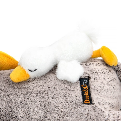 Кот Басик сонный с Гусиком (пижамница)