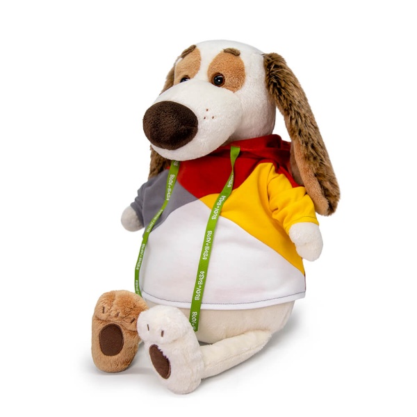 Бартоломей в разноцветной толстовке