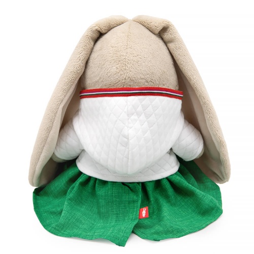 Зайка Ми в курточке и с земляничкой на ушке