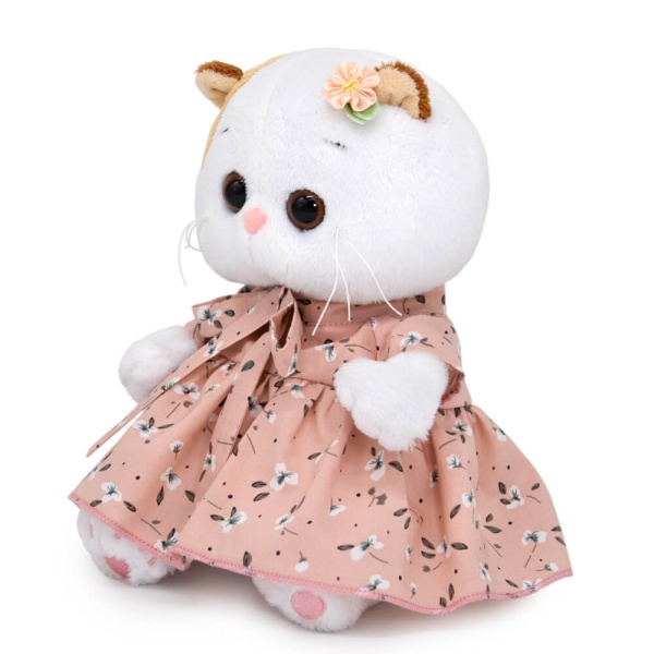 Ли-Ли беби в нежно-розовом платье с бантом