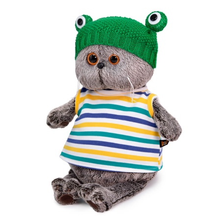 в шапке «Лягушка»