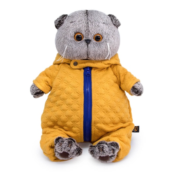 Оранжевый стеганый комбинезон