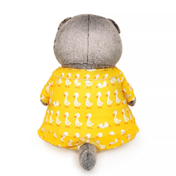 Кот Басик в пижаме с принтом "Гусик"