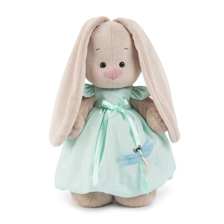 в мятном платье со стрекозой