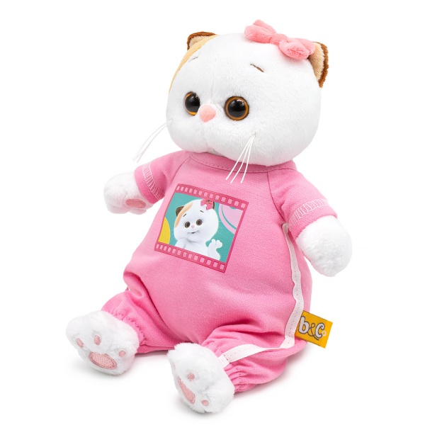 Кошечка Ли-Ли в комбинезоне с принтом "Мультсериал"