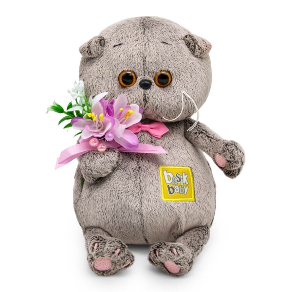 Басик беби с подснежниками