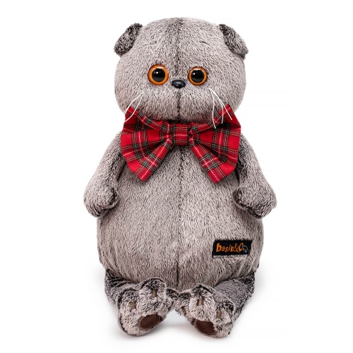 в красном банте