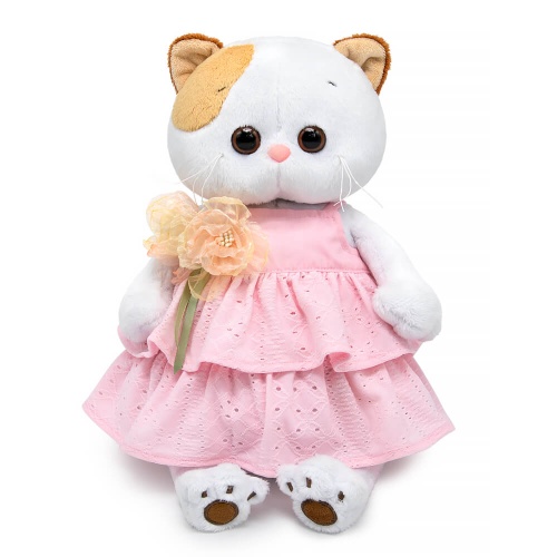 в сарафане с цветами