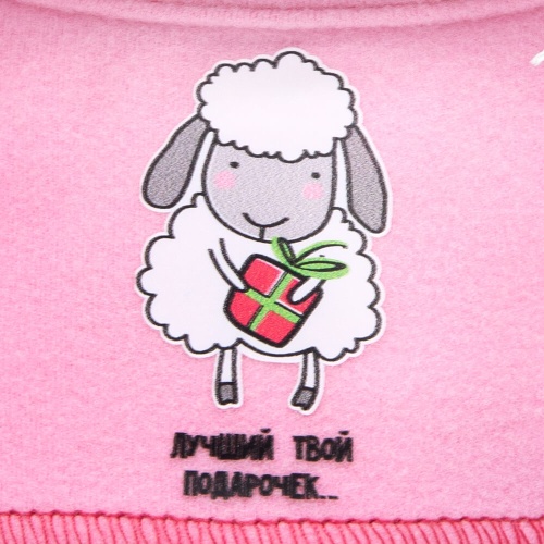 Кошечка Ли-Ли беби в лонгсливе с овечкой