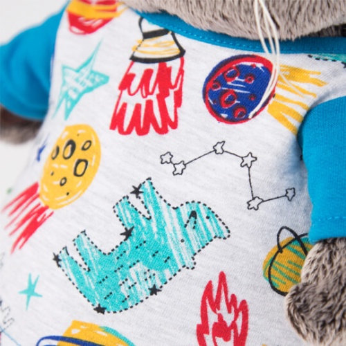 Футболка Космос и бирюзовая шапочка