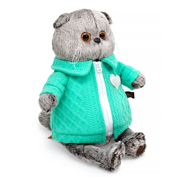 Басик в куртке с сердечком