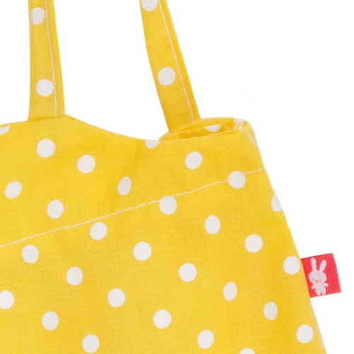 Песочник желтый в белый горошек