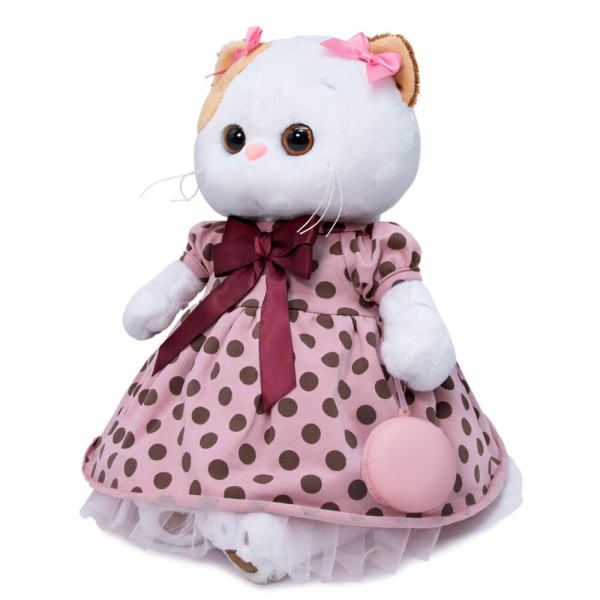 Ли-Ли в розовом платье в горох