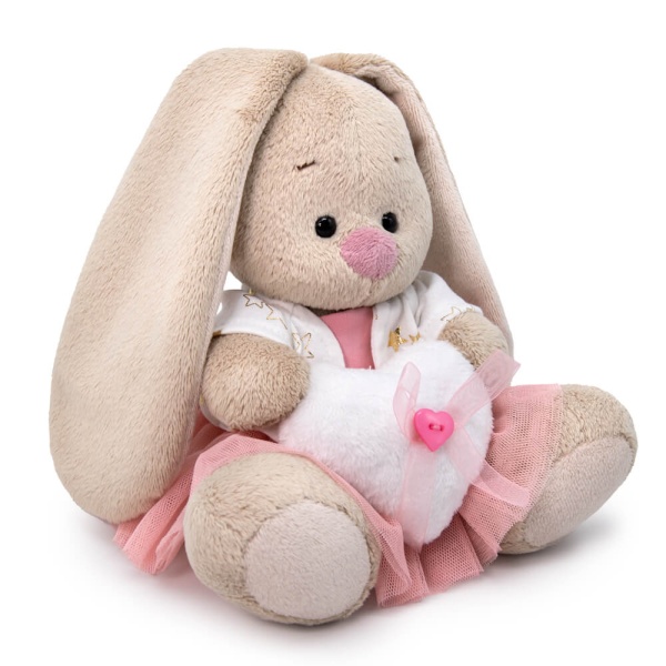 Зайка Ми с белым сердечком